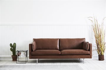 Nielaus - Handy 3-pers. sofa. Rancho læder